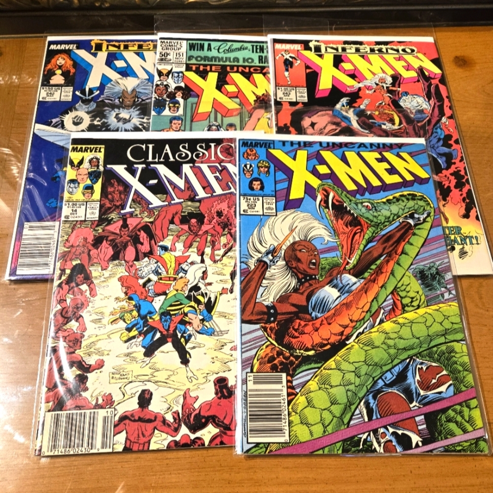 Marvel X-Men comic pkg.